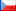 Bandera de Czech Republic