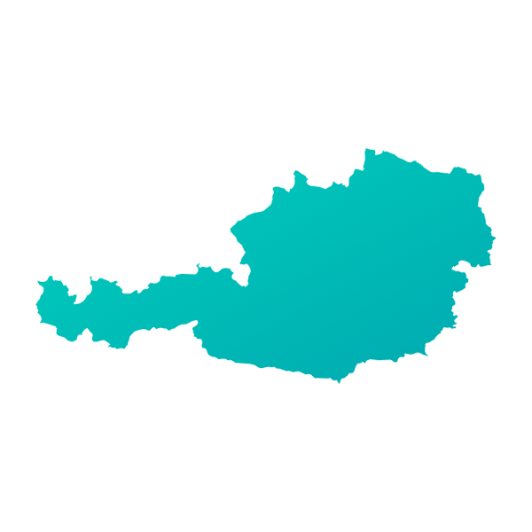 Main geographical outline of Austria